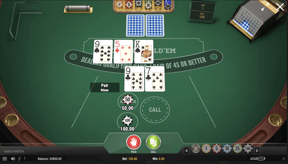 Casino Hold’em by Play’n GO - 1